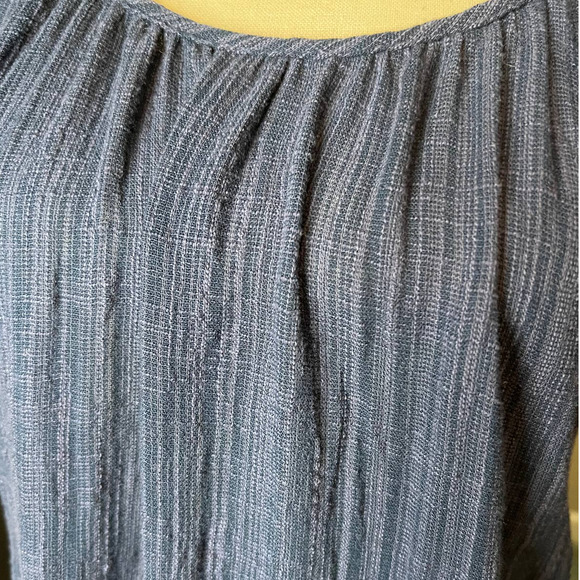 New Kona Sol Swimsuit Cover in Blue with Tie Low Back Size Medium - Picture 2 of 6